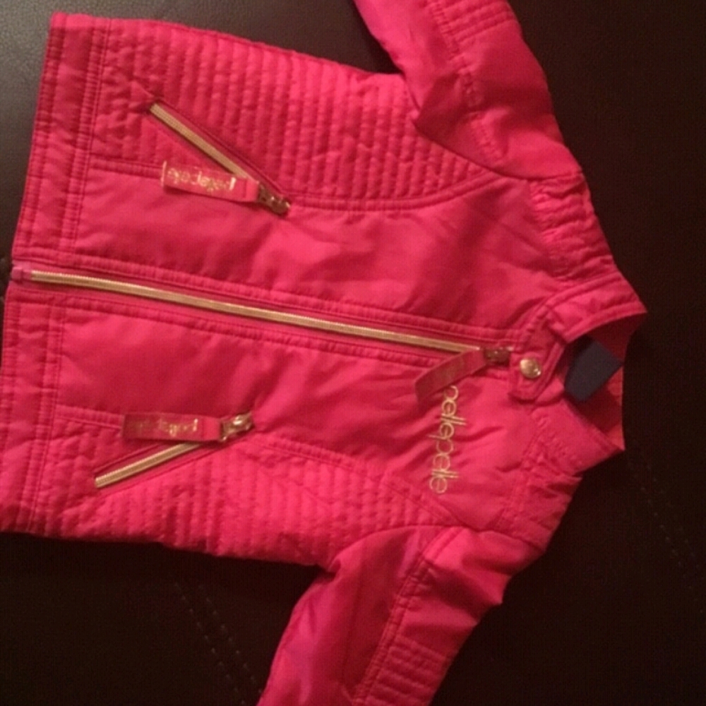Pink pelle jacket